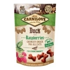 Carnilove Cat Jutalomfalat Crunchy Duck&raspberries - Kacsahús málnával 50g
