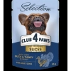 Club 4 Paws Premium Plusz Alutasakos Válogatás Kacsa és Pulykahússal szószban 85g