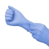 Nitril vizsgáló kesztyű, S, kék