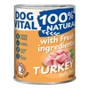 Dog Vital konzerv 100% Natural Soft Paté Turkey - pulyka 400g