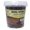 Dog Vital Vödrös Jutalomfalat Dental Fogápoló / Fahéjas-Csokis 460g