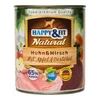 Happy&Fit Natural Dog konzerv csirke, szarvas almával és sáfrányolajjal 800g