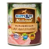 Happy&Fit Natural Dog konzerv csirke, szarvas almával és sáfrányolajjal 800g