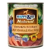 Happy&Fit Natural Dog konzerv kacsa, sonka sütőtökkel és aloe verával 800g