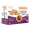 -Iams Cat Delights LAND& SEA IN GRAVY multipack Szószban 12x85g