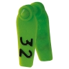 KERBL Primaflex krotália  0 sorszámozott - komplett (25 db/cs) 49x18 mm
