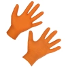 KERBL X-Grip nitrile egyszer használatos kesztyű, narancs, 0,13 mm, 50 db/cs 8,5-9