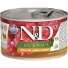 N&D Quinoa Dog konzerv fürj&kókusz adult mini 140g