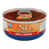 N&D Cat konzerv fürj & sütőtök 70g