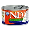 N&D Pumpkin Dog konzerv bárány & áfonya sütőtökkel adult mini 140g