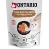 Ontario Cat Alutasak Tonhal és Lazac, Húslevesben 80g