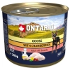 Ontario Dog Konzerv Liba&Áfonya,Pitypang,Lenmagolaj 200g