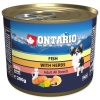 Ontario Dog Konzerv Multi Hal&Lazacolaj 200g