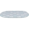 Trixie Párna Jimmy, pamut hatású, ovális, 44 × 31 cm, világosszürke