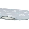 Trixie Párna Jimmy, pamut hatású, ovális, 54 × 35 cm, világosszürke