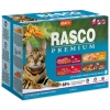 Rasco Premium Cat Alutasak Multipack Adult Marha,Borjú,Pulyka,Kacsa 12x85g