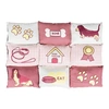 Trixie Fekhely több lapból álló macskás (patchwork) 80x55cm piros/bézs