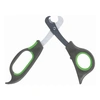 .Karomvágó, Műanyag/rozsdamentes acél, Szürke-zöld, 13cm