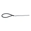 Trixie láncos póráz nylon fogóval 1,1m/2mm fekete