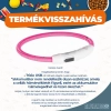 Trixie Nyakörv Világítós Usb-El M-L 50cm/30mm Kék