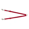 .Póráz Premium Kettős vezető  M-L: 40-70 cm/20 mm, Piros