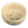 Trixie Thanks For Service kerámia tál 0,3l/11cm