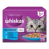 Whiskas alutasak Multipack halas válogatás aszpikban 12x85g