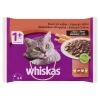 Whiskas alutasak 4-pack Marha-Csirke  mártásban  4x85g