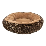 .Ágy Leo kerek, 50 cm, világosbarna/barna