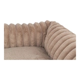 .Ágy Lonni, kordbársony plüss, téglalap alakú, 80 x 60 cm, barna