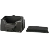 Autóülés midi 56x37x36cm fekete/szürke