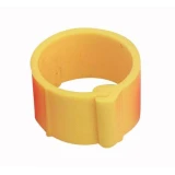 Baromfi jelőlőgyűrű 12 mm sárga 25 db