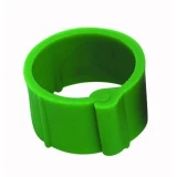 Baromfi jelőlőgyűrű 12 mm zöld 25 db
