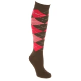 Brescia lovaglózokni, terra, plaid,  37-39