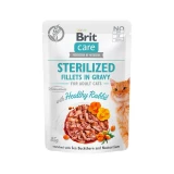 Brit Care Cat alutasak nyúl szószban ivartalanított 85g 