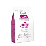 Brit Care Hypo-Allergenic Junior Large Breed Lamb & Rice  kutyatáp 3 kg
