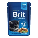 Brit Premium Cat alutasak Kitten csirke 100g