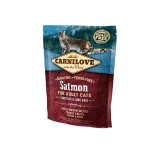 Carnilove Cat Adult Salmon Sensitive & Long Hair-  Lazac Hússal 400g