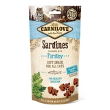 Carnilove Cat Jutalomfalat Semi Moist Sardines&parsley - Szardínia petrezselyemmel 50g