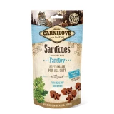 Carnilove Cat Jutalomfalat Semi Moist Sardines&parsley - Szardínia  petrezselyemmel 50g