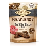 Carnilove Dog Jutalomfalat Jerky Beef&Beef Muscle Fillet - marha filé 100g