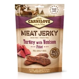 Carnilove Dog Jutalomfalat Jerky  Turkey&Venison Fillet – pulyka szarvas filével 100g