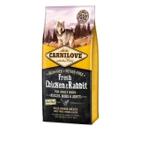 Carnilove Fresh Adult Dog Chicken & Rabbit Muscles, Bones & Joints-  Csirke és Nyúl Hússal 12kg