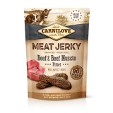 Carnilove Jerky Snack Beef with Beef Muscle Fillet - marha filé 100g