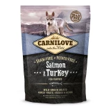 Carnilove Puppy Salmon & Turkey- Lazac-Pulyka Hússal 1,5kg