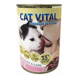 Cat Vital Kitten konzerv baromfi+vad 415g