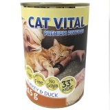 Cat Vital konzerv kacsa+pulyka 415gr