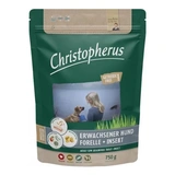 Christopherus Dog Adult Grain Free Pisztráng és rovar Small & medium 750g