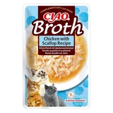 Ciao Broth Macska Húsleves Csirkével és Fésűkagylóval 40g