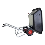 Compactkarre talicska 350L, fekete, borítható